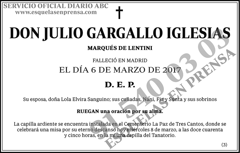 Julio Gargallo Iglesias